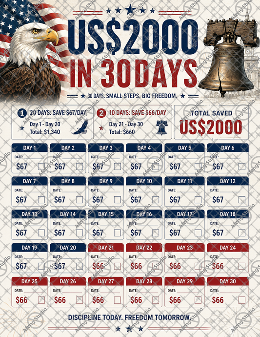 🇺🇸US$2000 in 30Days